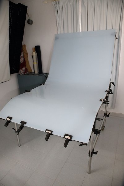 Mesa difusora para bodegones